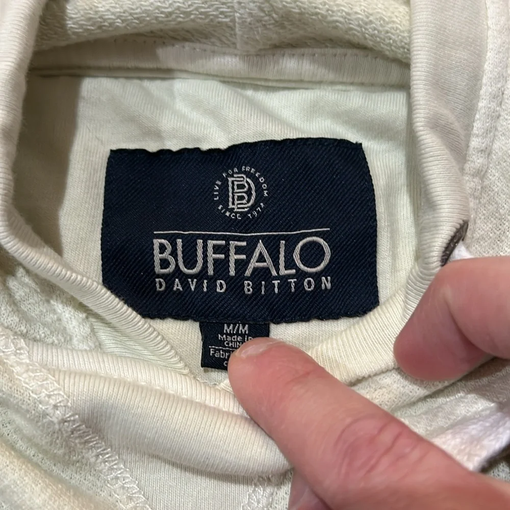 Buffalo David Bitton Lightweight Hoodie Sweatshirt Size Medium